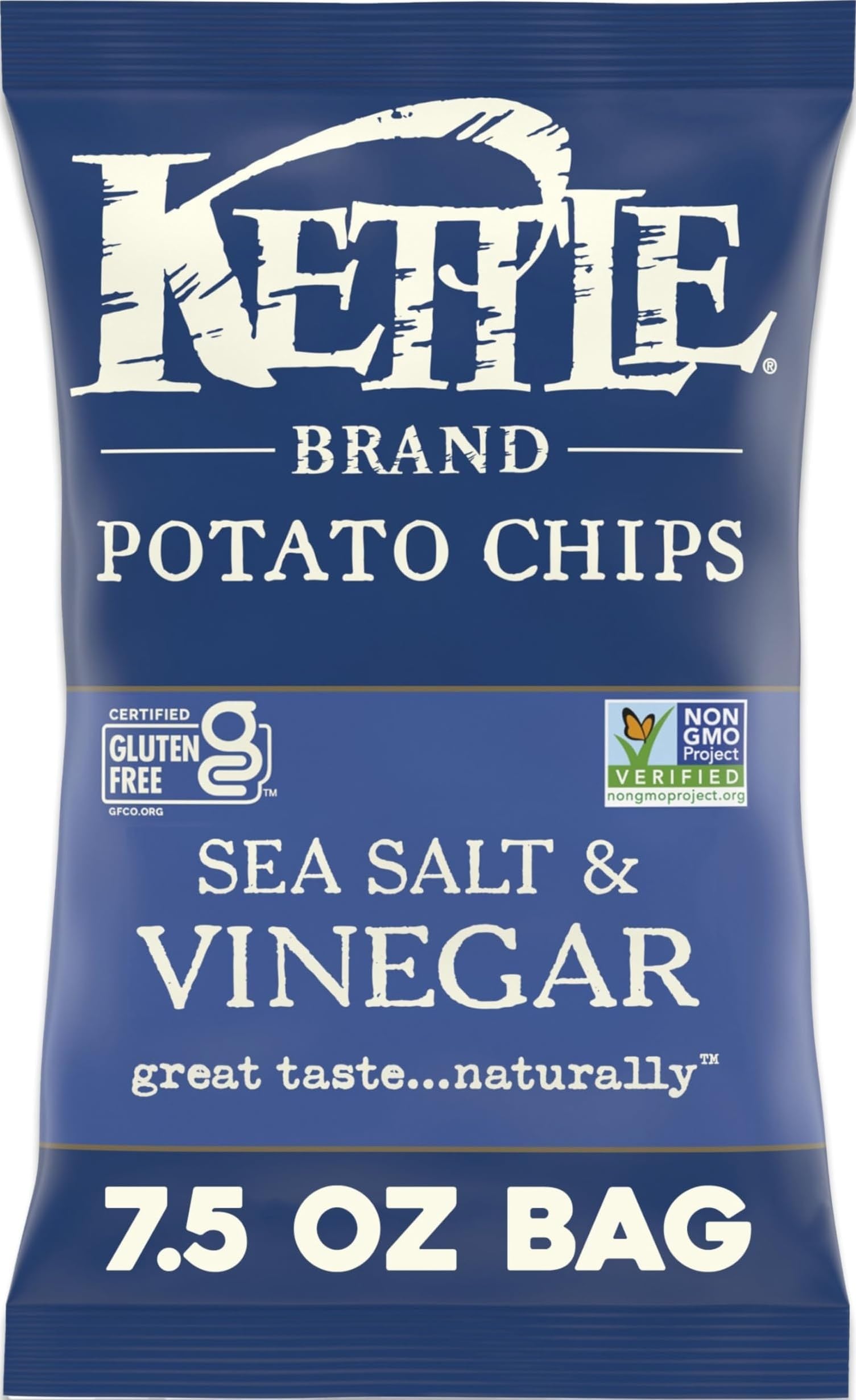 Sea Salt and Vinegar Potato Chips, 7.5 Oz