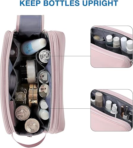 Miniatura 28 de BAGSMART - Bolsa de artículos de aseo personal para hombres, kit de afeitado para viaje, resistente al agua, organizador para accesorios de viaje