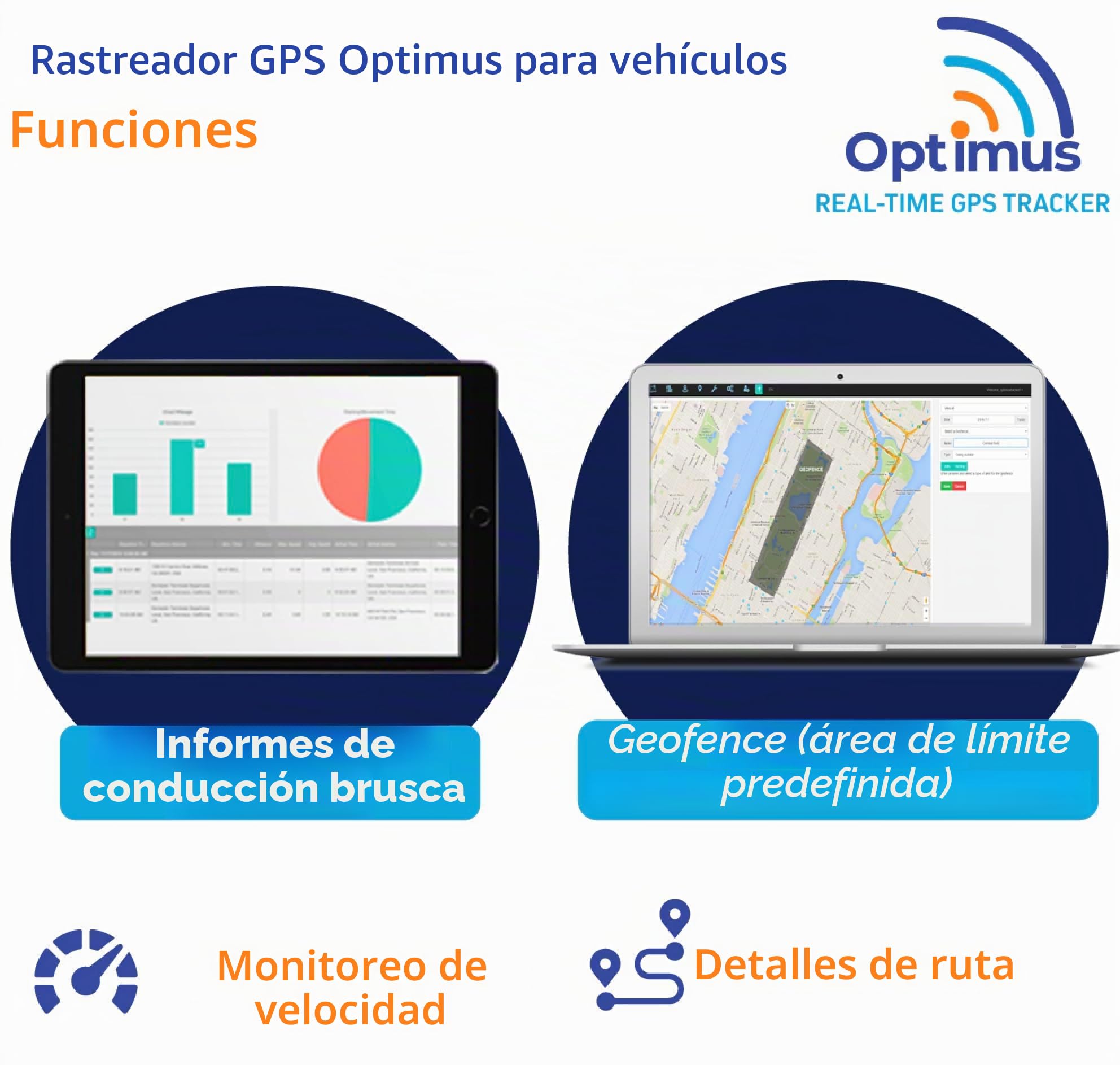 Optimus GB100M 4G LTE - Easy Install on Car's Battery GPS Tracker