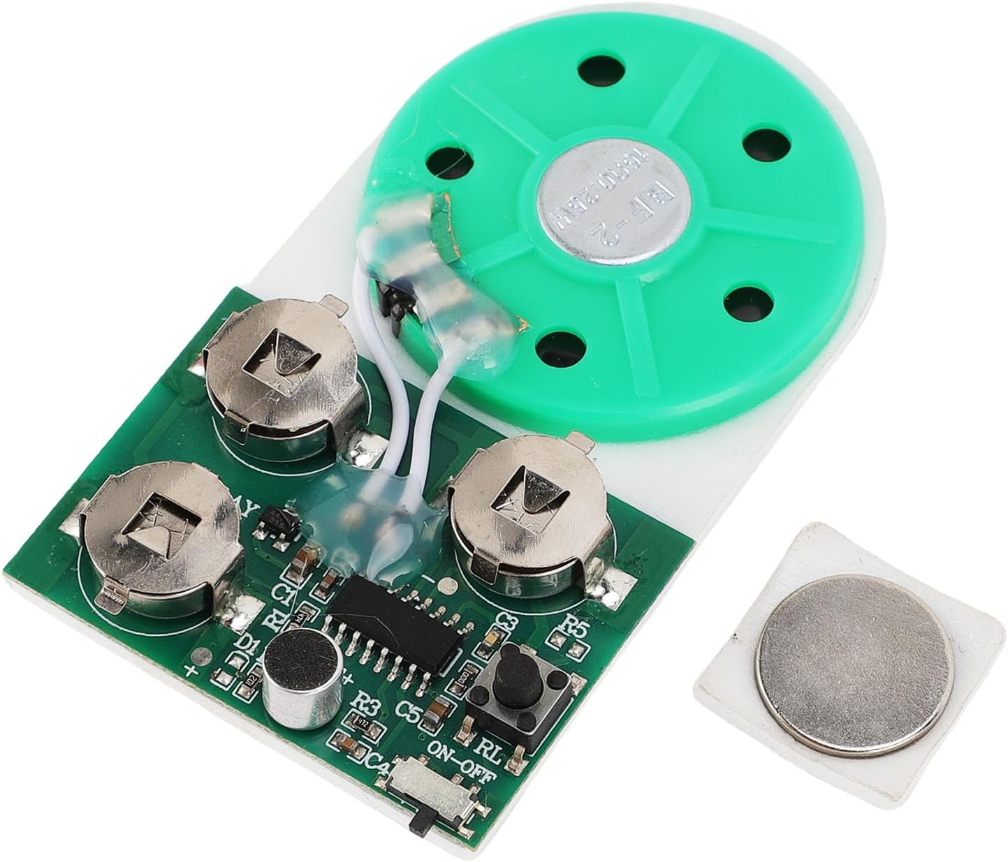 Recordable Voice Module, Light Sensor Voice Recording Chip, 4 Minites Repeat Recording Function for Christmas Cards, Creative Gift Boxes, Jewelry Boxes, Crafts