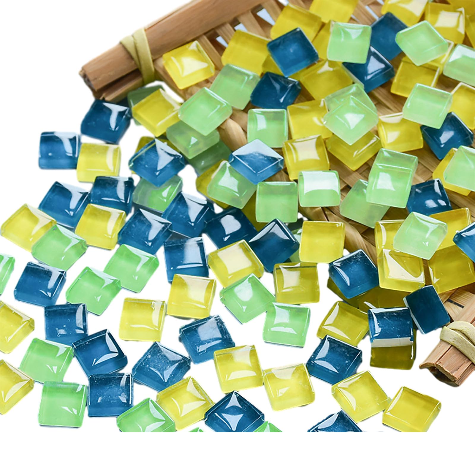 Mosaic Tiles 225 Pieces 200 G Pack Of Crystal Glass Botswana - View #3