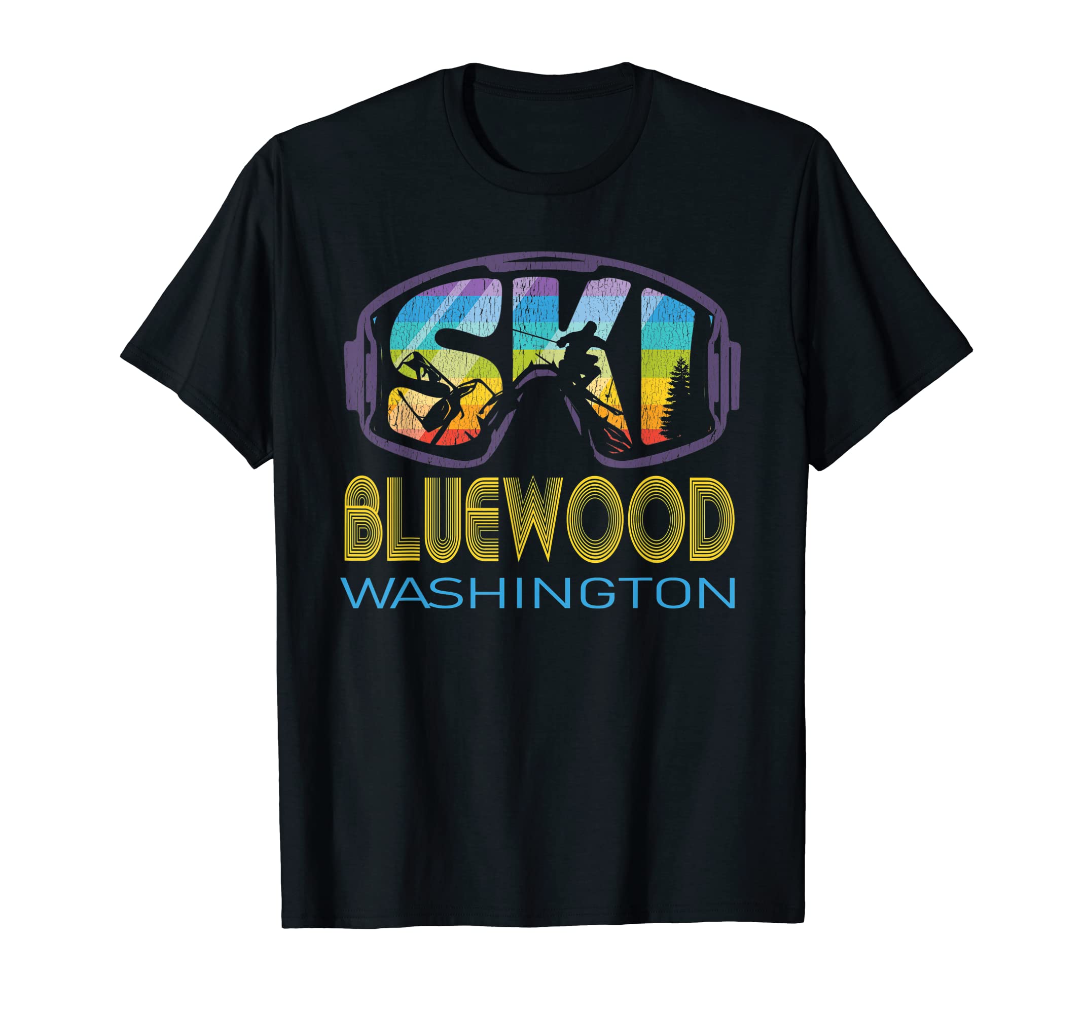 Ski Bluewood Washington Skiing Vacation T-Shirt