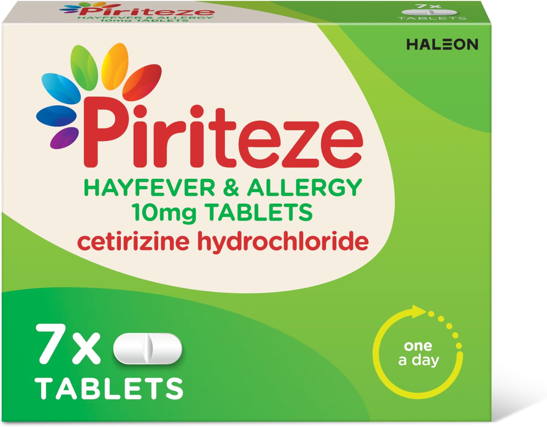 PIRITEZEAllergy Tablets, 7 Count