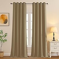 Vista 312 de Simplebrand Juego de 2 paneles de cenefa aguamarina para ventana de cocina de 14 pulgadas de largo, cortinas de oscurecimiento de habitación