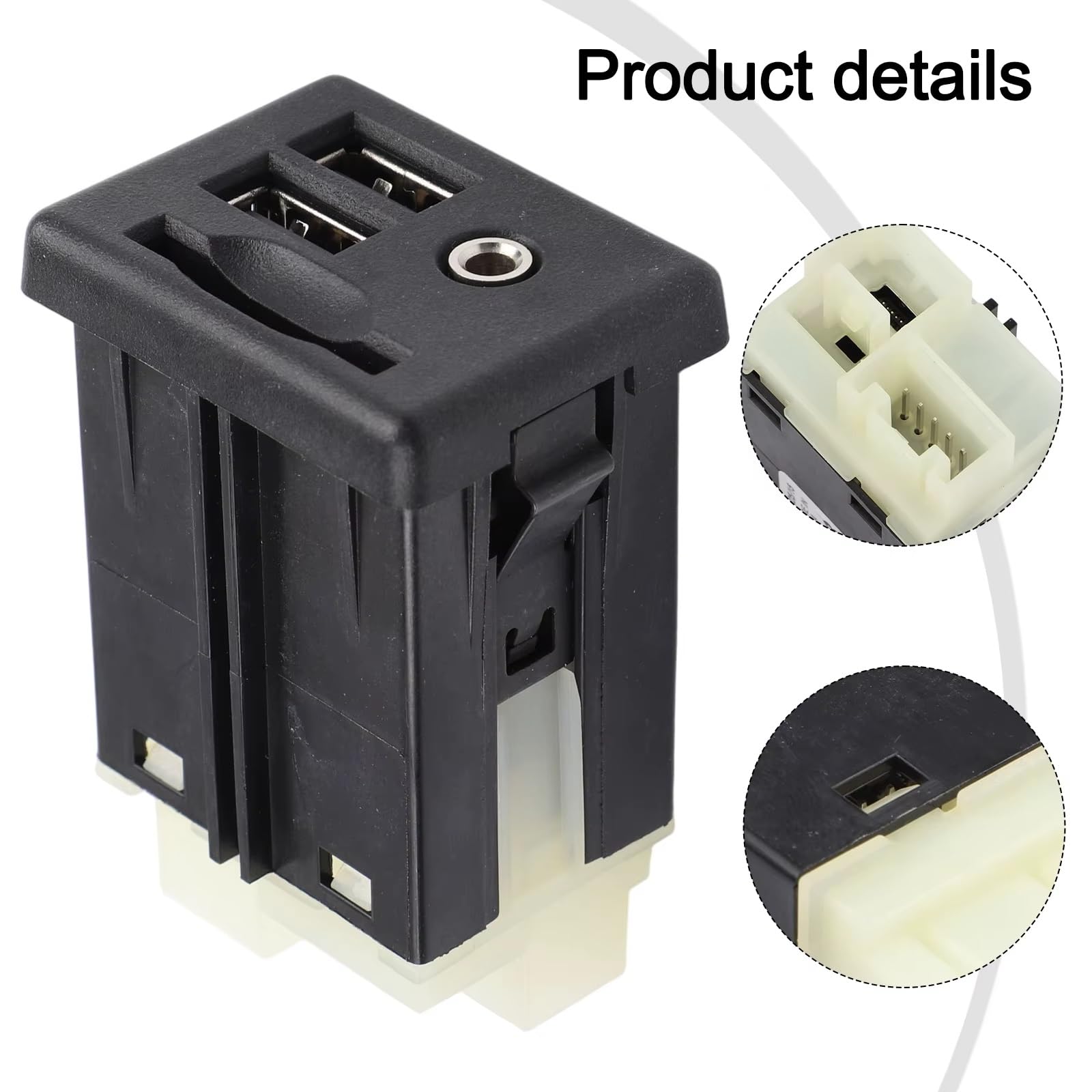 Presa USB Presa Ausiliaria Compatibile Con Chevy Per Suburban 2015-2020 Doppio Slot Schede Pannello Accessori Ricambio Audio Presa USB
