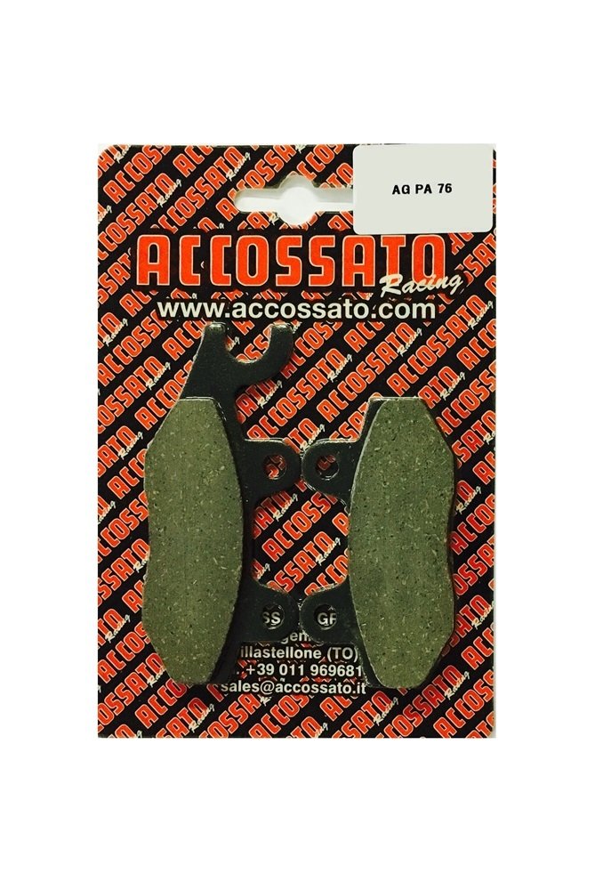 Accossato Pastiglia freno AGPA76ST, SUZUKI > RM 125 K,L, 125 (1989 - 1990)