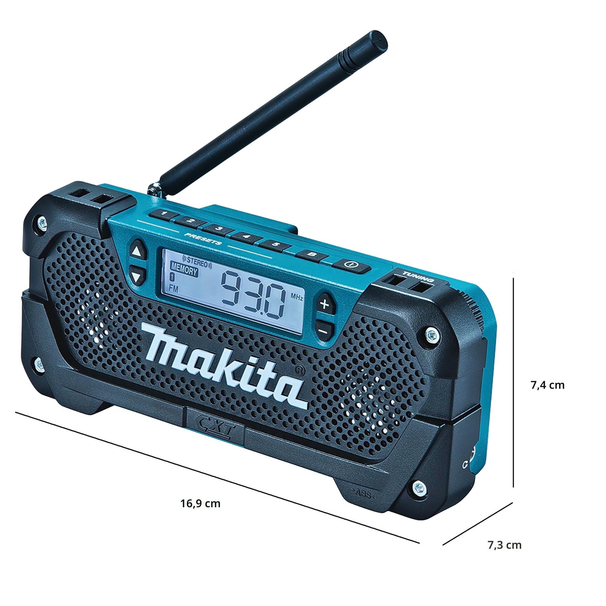 RADIO DE CHANTIER MAKITA COMPACTE 10,8 V CXT - DEAMR052