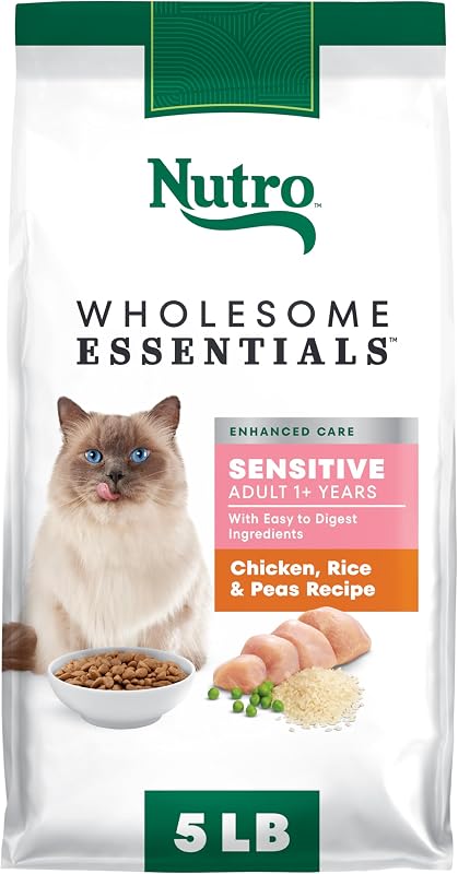 Ração Seca para Gatos Nutro Wholesome Essentials Sensitive Stomach com Frango 2,27 kg