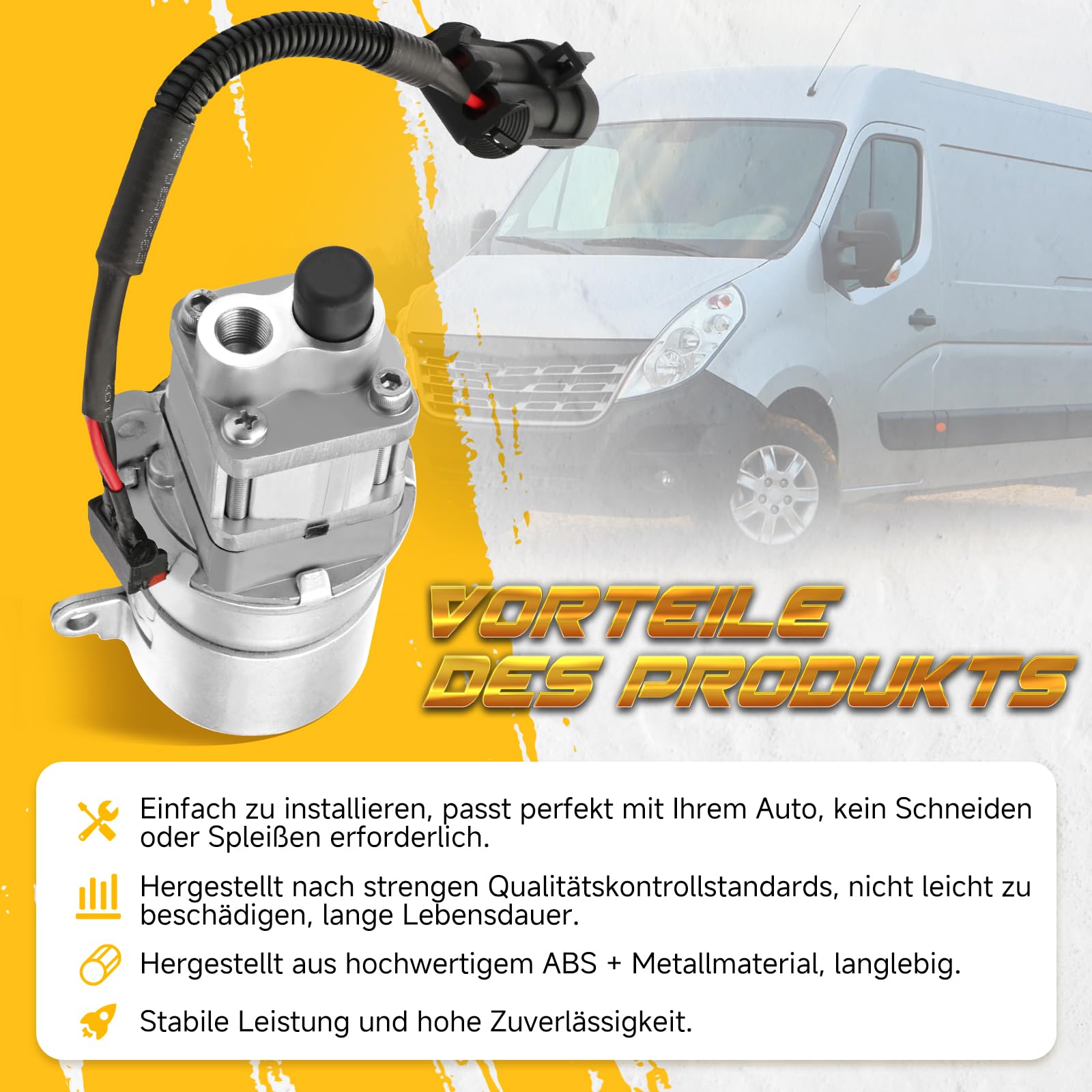 Pompe de transmission Auto-Tiptronic compatible avec Renault Master II compatible avec Opel Vivaro Movano, #7701047594 (embrayage pompe hydraulique)