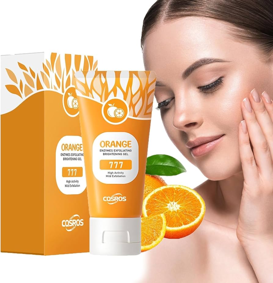Orange Enzymes Exfoliating Brightening Gel,Orange Exfoliating Whitening Gel  Scrub,Natural Orange Peeling Gel Face Scrub,Face Exfoliator Gel,Nourishing  & Moisturizing,Smoothing Tighten Pores (1) : Amazon.co.uk: Beauty