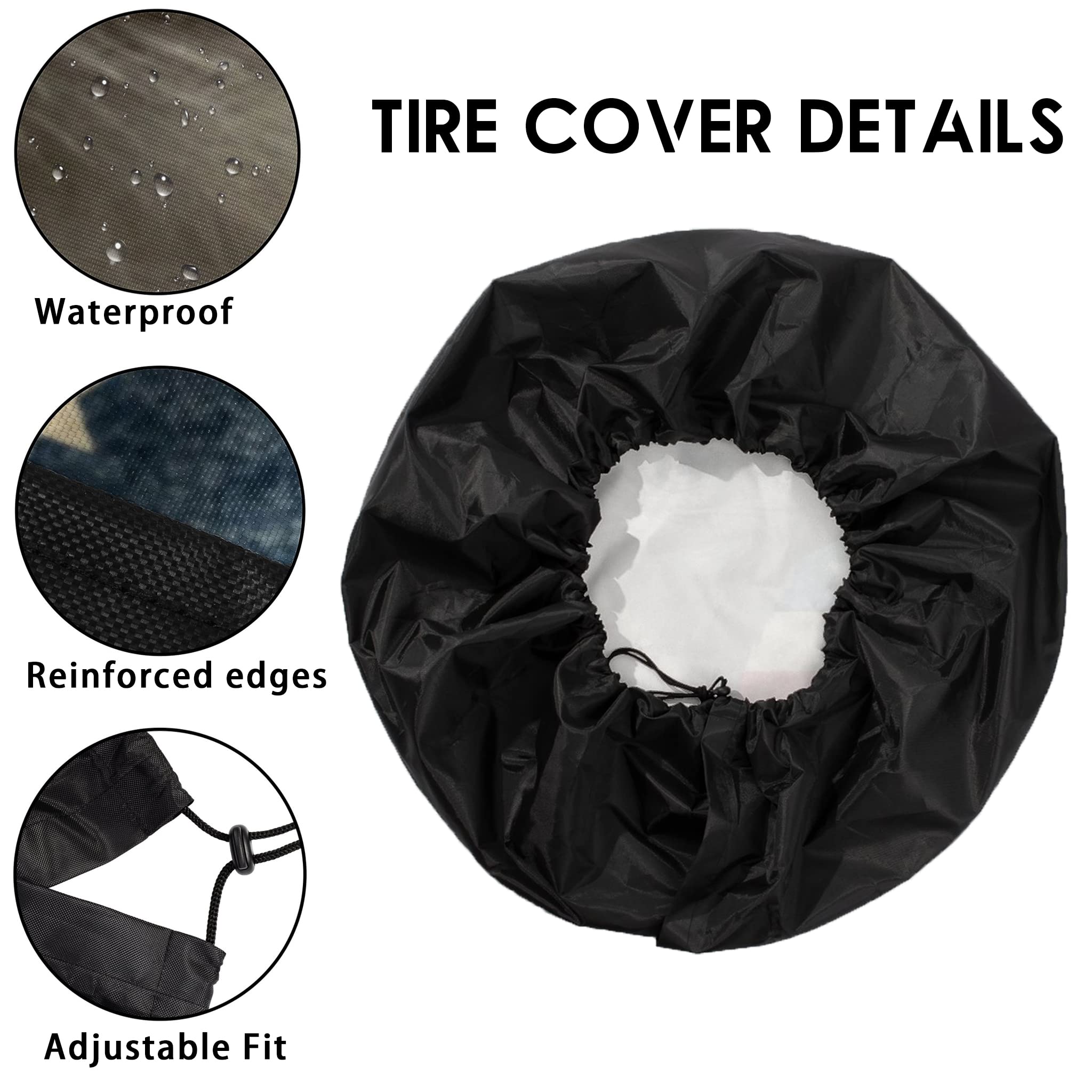 Housse De Pneu De Secours Feuilles D'Aquarelle Botanique Housse Roue De Secours Durable