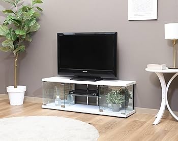Amazon.co.jp: 不二貿易 テレビ台 ローボード 幅110×奥行300×高