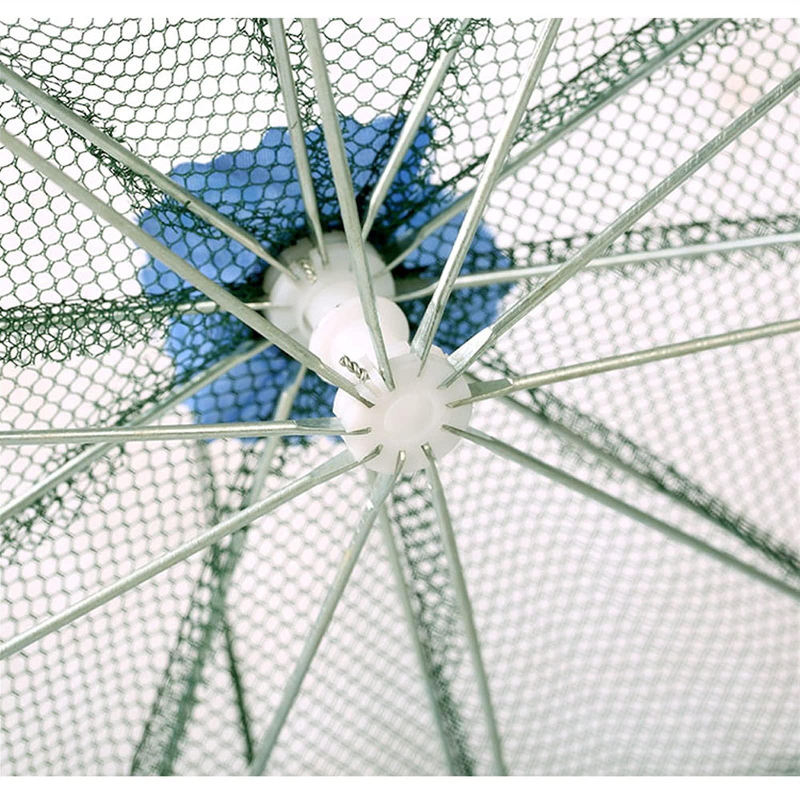 4/6/01/10/10/24/28 rafforzato 4-28 Fori Automatic Fishing Net Shrimp Cage Nylon Pieghevole Pieghevole Pesce Trappola Cast Net Pieghevole (Color : 28 Imports)