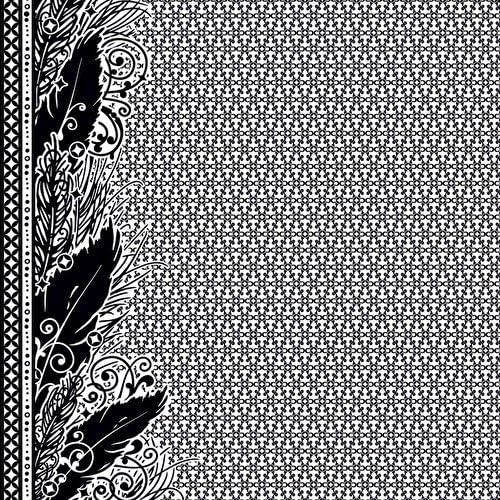 Hot Off The Press - Color Me Feathered Border