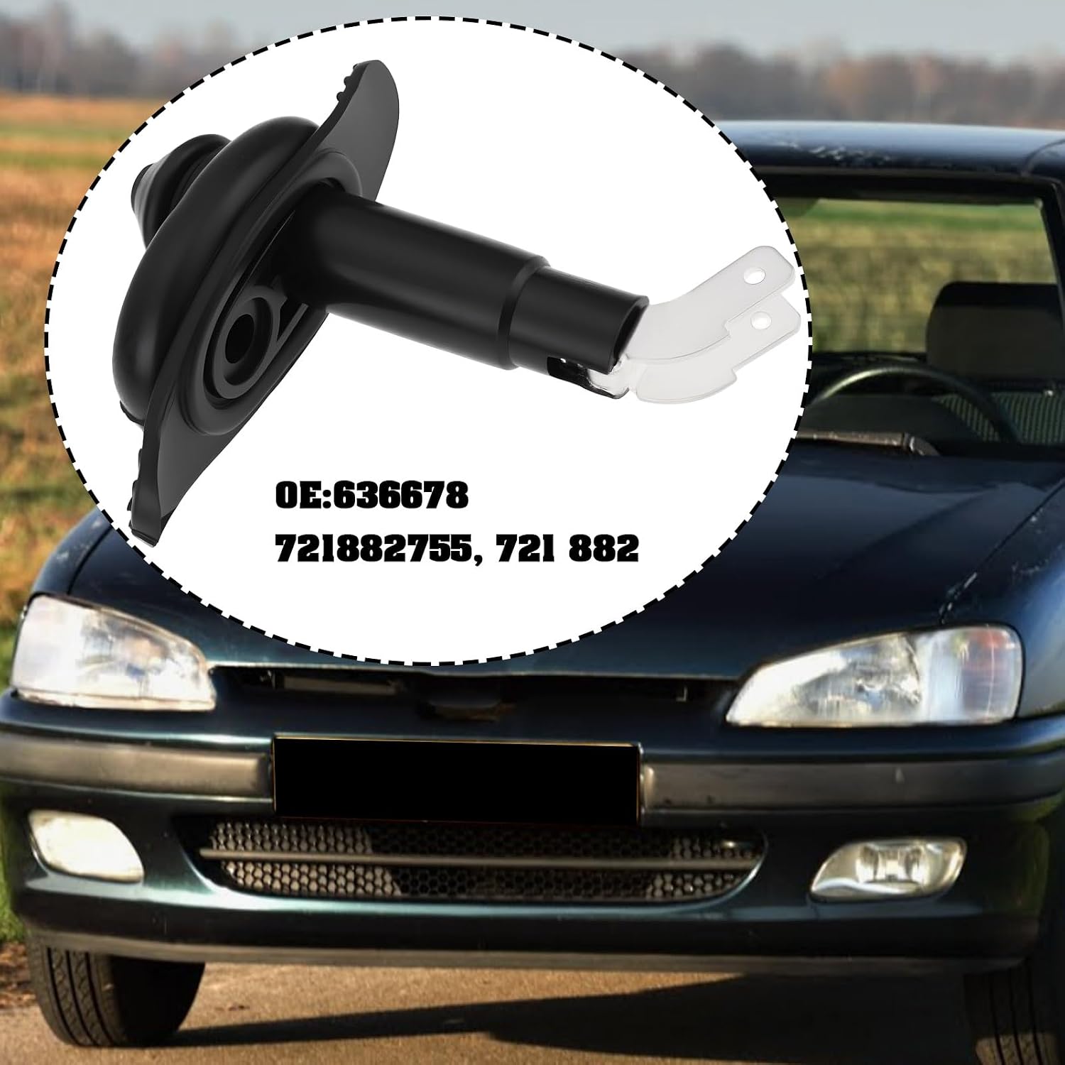 ECSiNG Car Interior Light Door Contact Switch Replace OEM 636678 721882755 721 882 Compatible with Peugeot 106 205 306 405 605