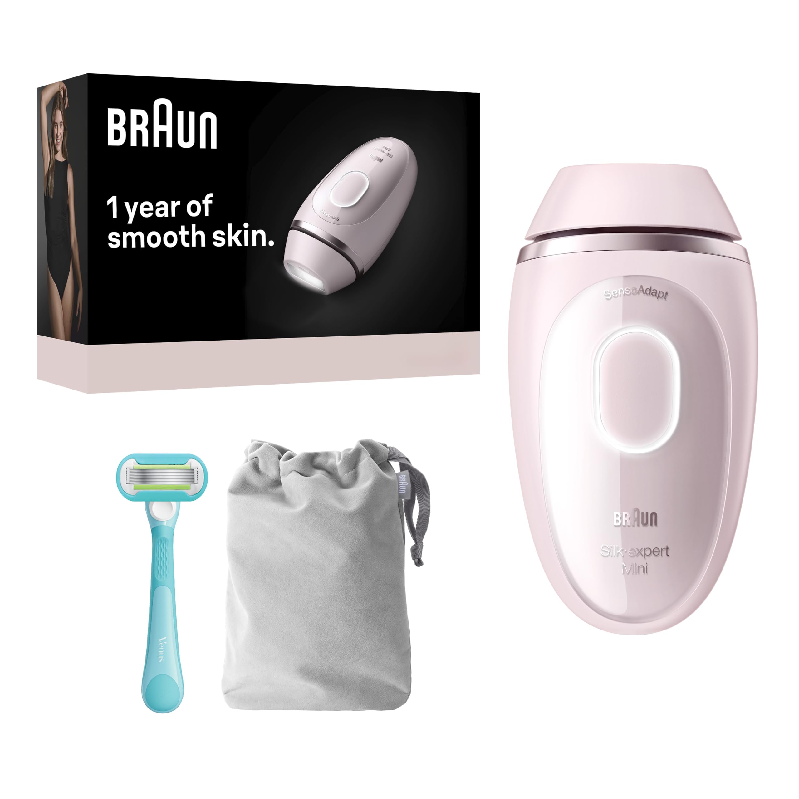 Braun Laser Hair Removal for Women & Men, Skin-Expert Mini IPL