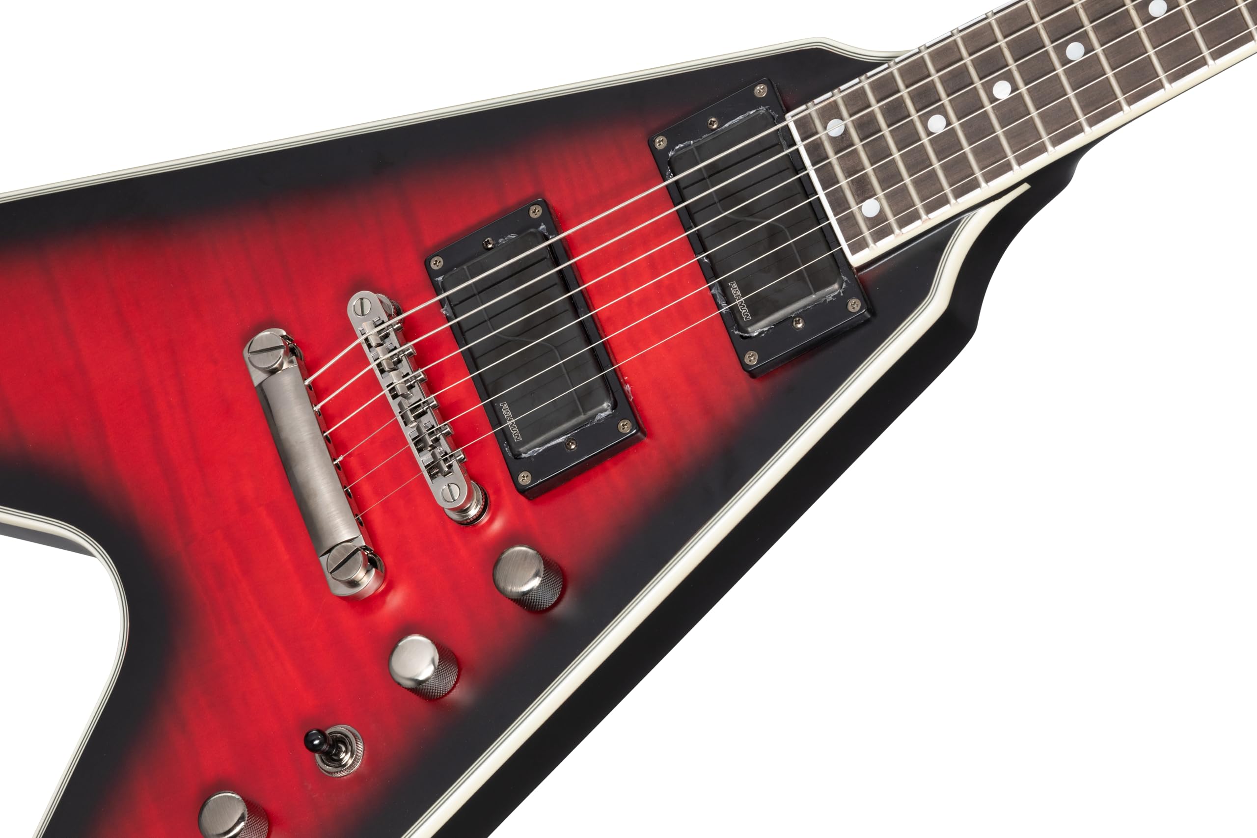 Amazon.com: Epiphone Dave Mustaine Flying V Prophecy, Flamed Aged