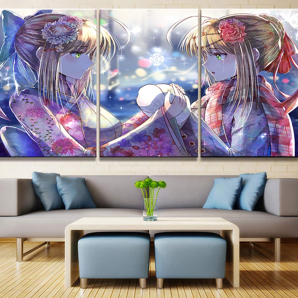 Impression sur toile intissée HD : tableau modulaire haut de gamme