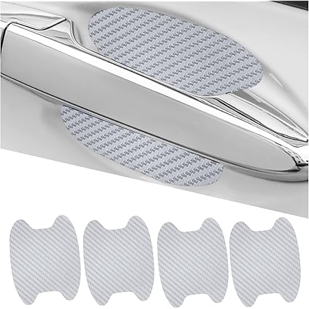 Cupeez For Cars Carbon Fiber Car Auto Door Handle Scratch Guards Protectors Qty-2 Made In U.S.A - Foto 10