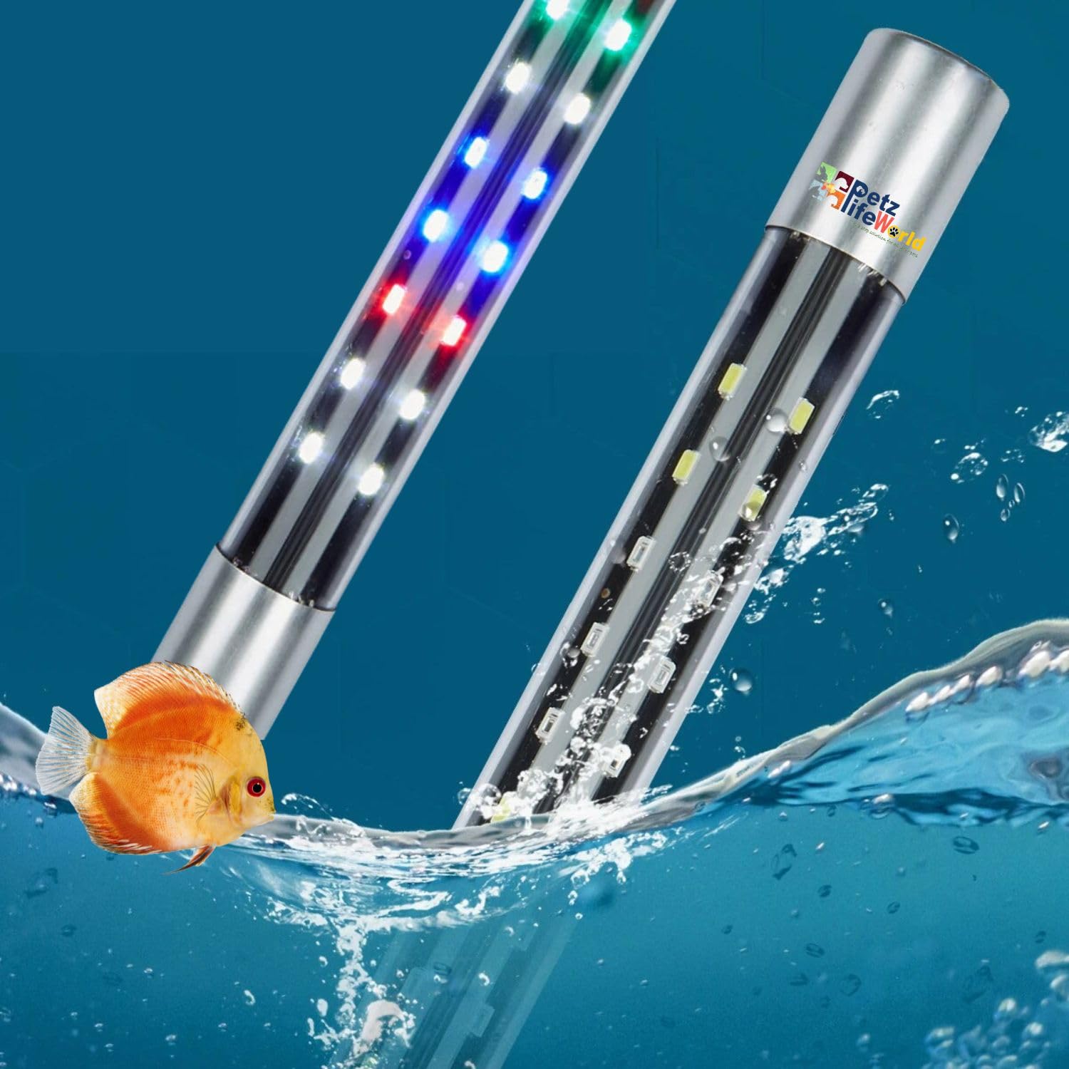 Rs Electrical C60-52 Cm Led Length | Suits for 2-3 Feet Tank Double Row High Brightness WRGB (White + Red + Green + Blue) T8 Led Light for Aquarium Fish Tank (B0CRR4KVJ4) Amazon Price History, Amazon Price Tracker