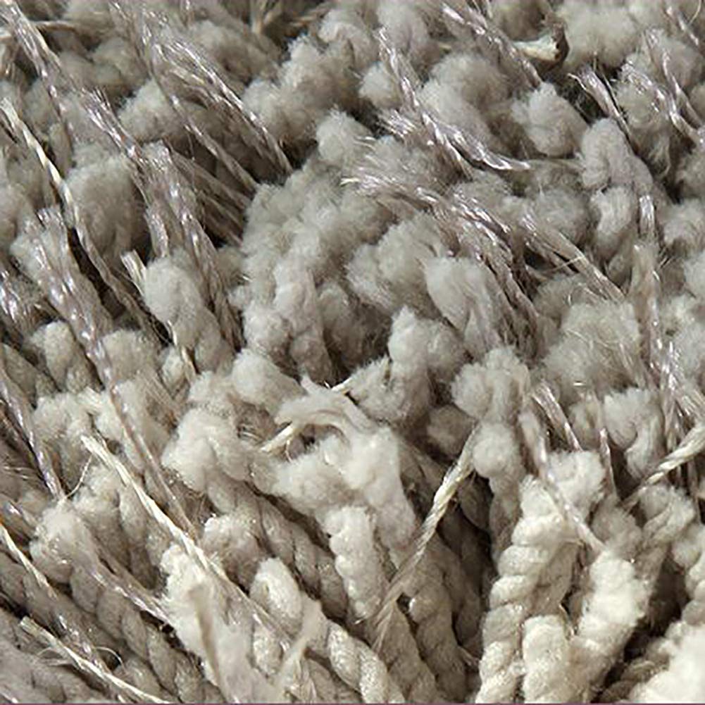 Weich Absorbent Dick Badvorleger, Oval rutschfest Mikrofaser Chenille Badteppich Maschinenwaschbar Badematte Für Waschküche-grau 90x60cm(35x24inch)