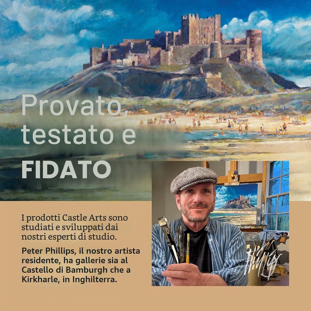 Castle Art Supplies Set di matite ad acquerello a tema Ritratti | 24 colori vivaci selezionati | Disegna e dipingi allo stesso tempo | Per artisti adulti e regali | In scatola speciale di latta