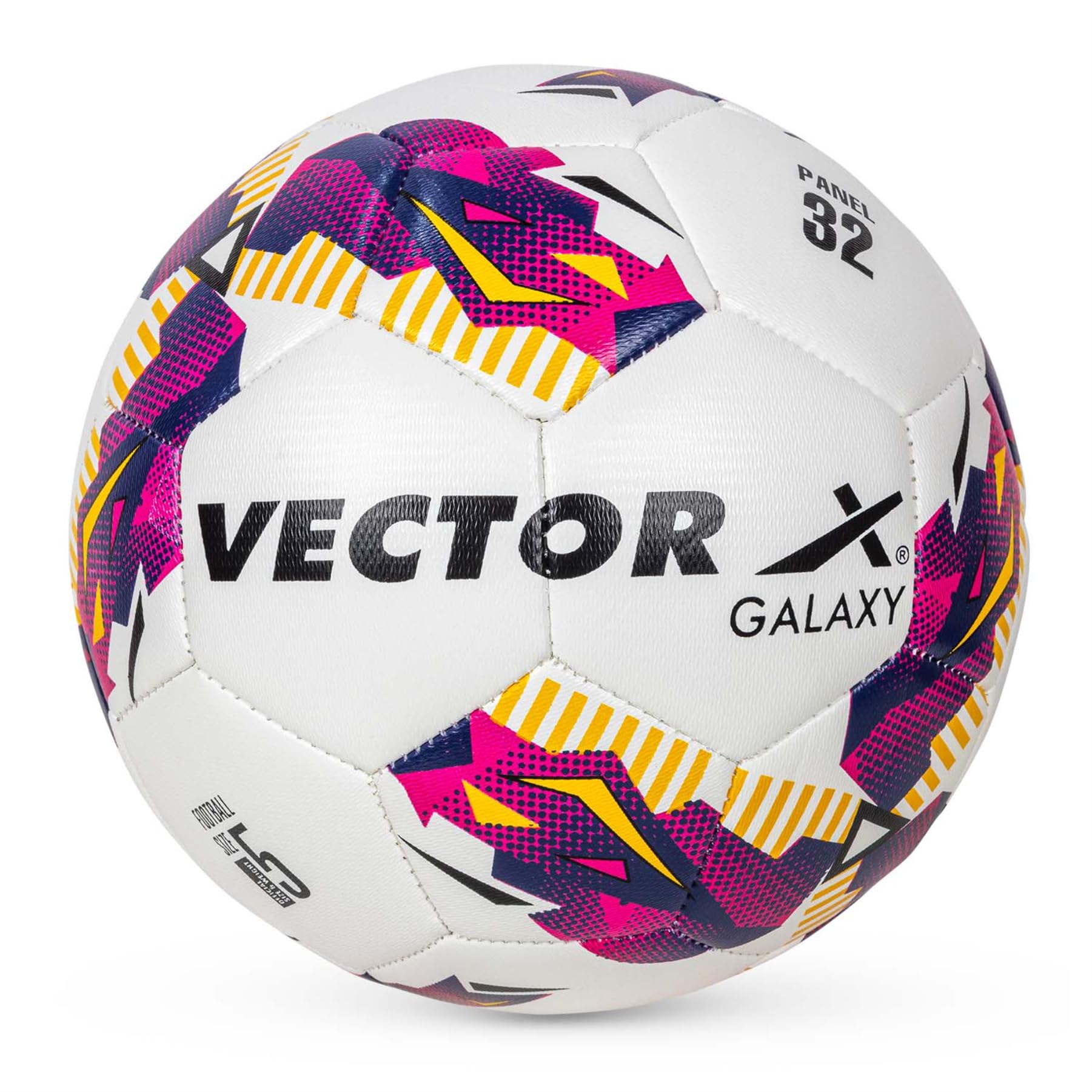 Vector X Galaxy TPU Machine Stitched Football | Training | Match | Sports | Playing | Practice | Indoor & Outdoor Ball | Durable & Water-Resistant Football for Practice (Purple-Pink) Size : 5-image-43
