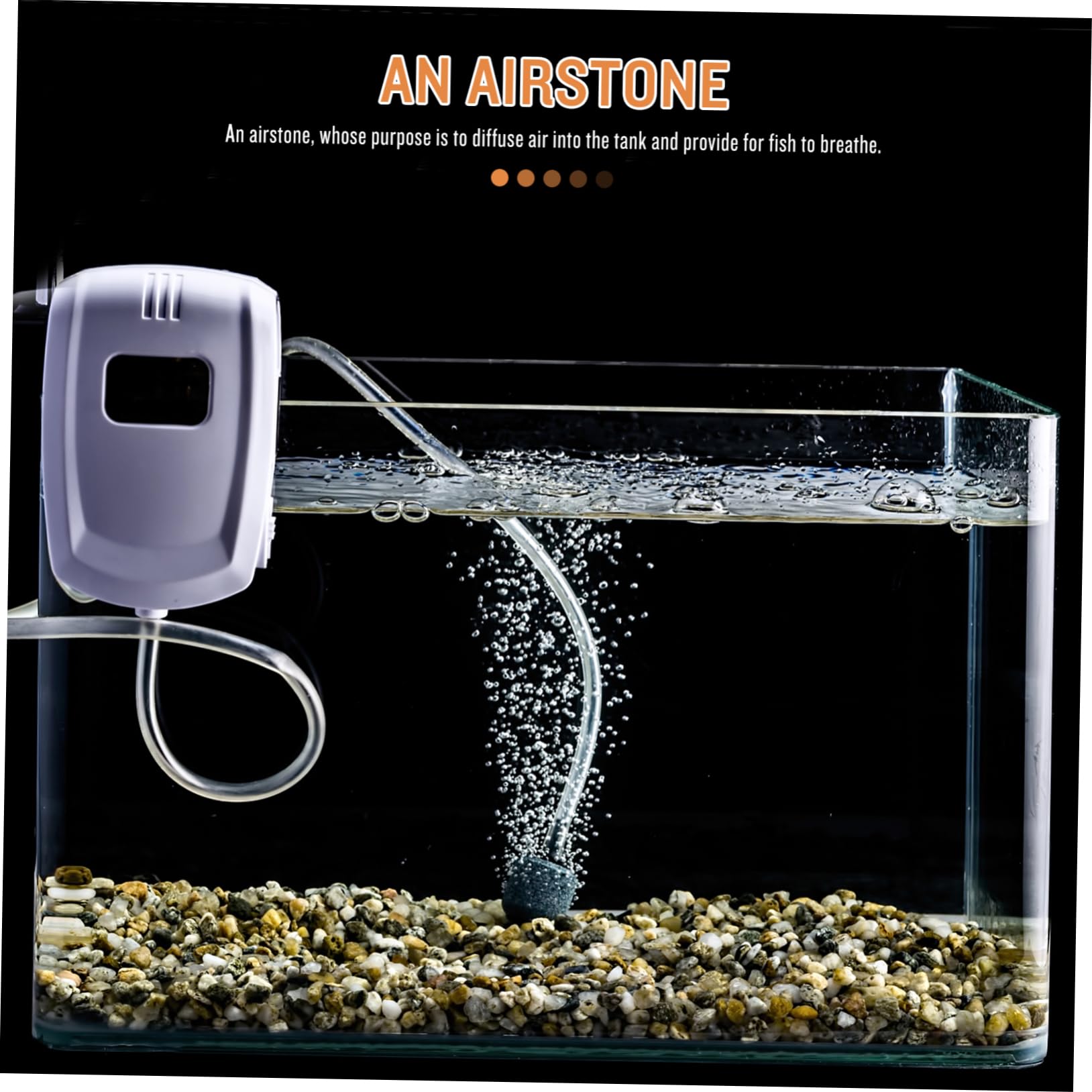 YARNOW Set De 10 Piedras De Aire para Acuario 5cm Difusor De Burbujas De Duradero y Seguro