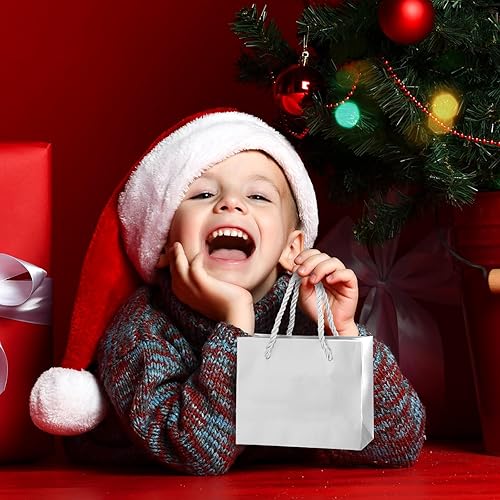 Miniatura 4 de Fainne 24 bolsas de regalo extra pequeñas, mini bolsas de regalo, bolsas de regalo con asas, bolsas para tarjetas de regalo para bodas, baby shower,