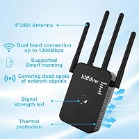 Aenxwa 1200 Mbps WiFi erősítő, dual-band 2,4 GHz + 5 GHz, 4 antenna, router/access point mód 2