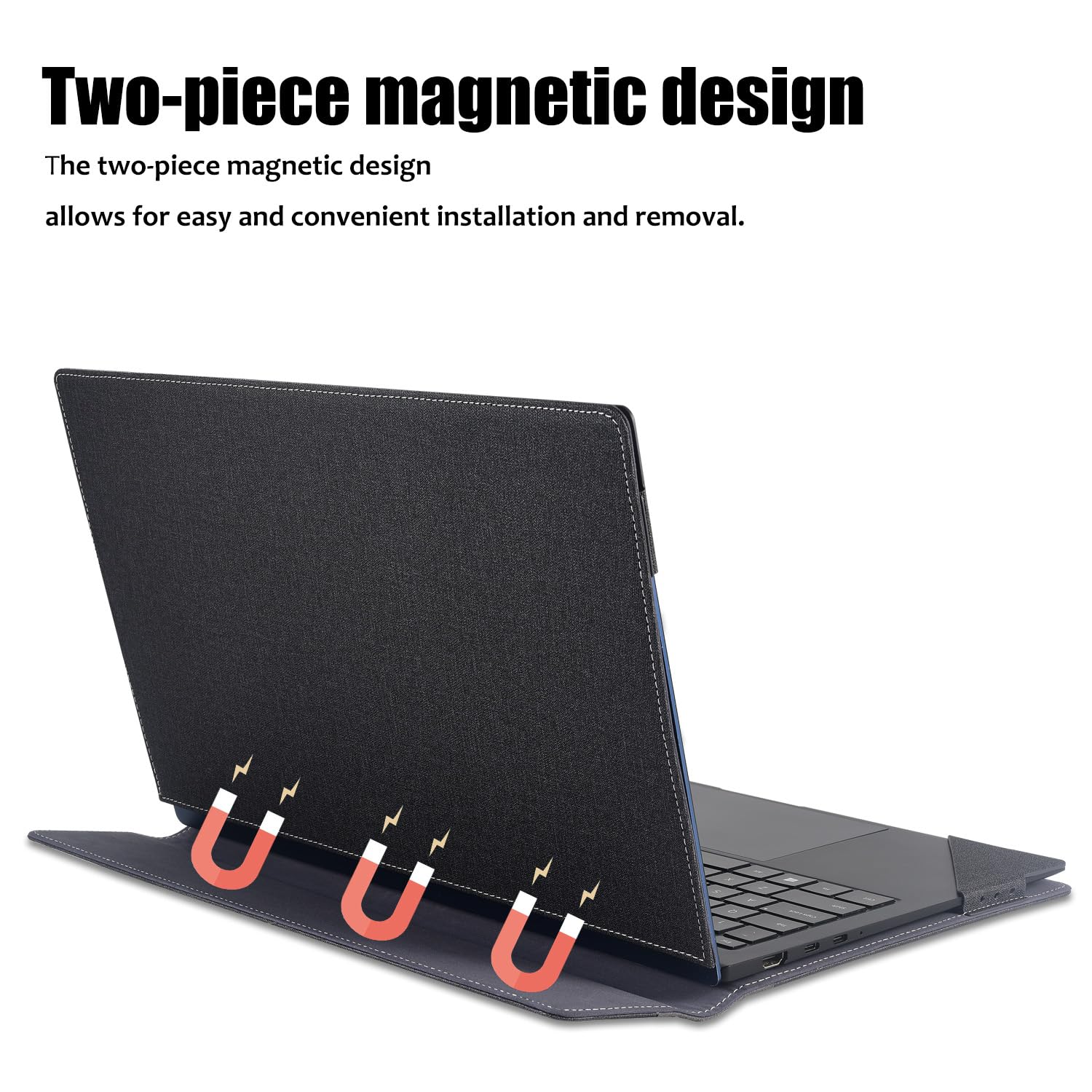 Custodia protettiva per computer portatile Samsung Galaxy Book3/2 360 NP730QFG/Galaxy Book2 Pro 360 13/Galaxy Book2 Pro 13 NP930XED/NP930QED NP730QED NP730QED (nero, 13,3)