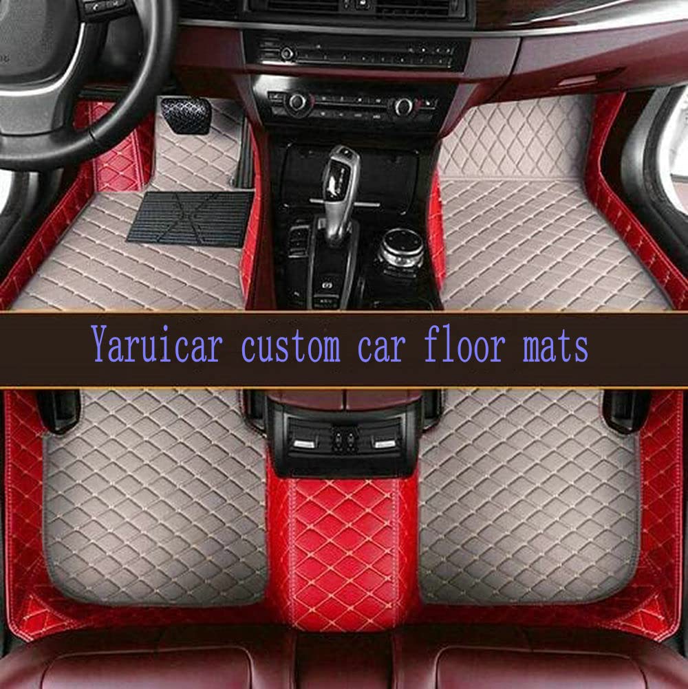 Yaruicar Custom Floor Mats for Manual Embroidery Pattern For Ford Fiesta Car Floor mats (Color Type 18)
