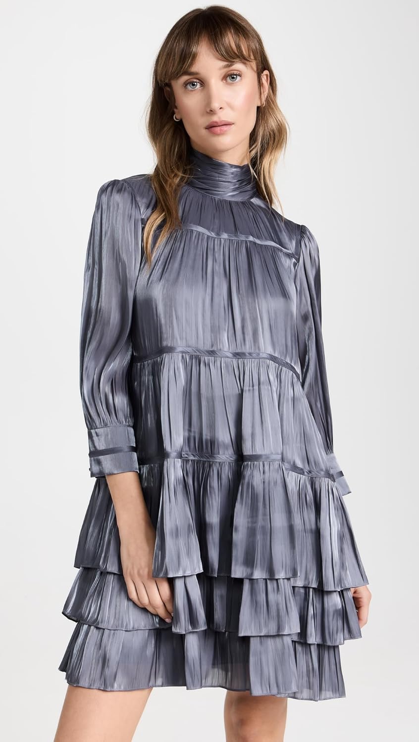 CINQ A SEPT'S IRIDESCENT RIVA DRESS - Image 2