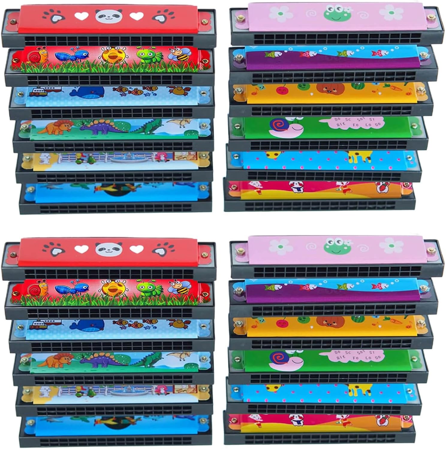 Harmonica for Kids Birthday Party Favor, 24Pcs Kids Harmonica Toy Gift, 16 Holes Toddler Harmonicas, Party Favors for Goodie Bags