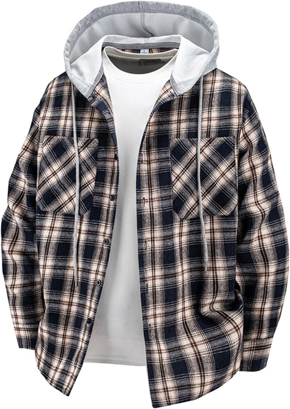 Hoodies For Men Zip Up Long Sleeve Graphic Pullover Sweatshirts Loose Fit Fall Winter Streetwear With Pockets For Casual Wear