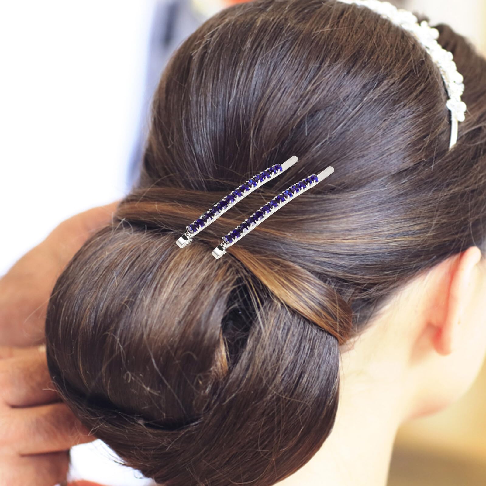 VICASKY 48 Pezzi Fermagli Eleganti Clip Metallo Decorativa per Feste e Matrimonio Accessori Chic e Resistenti con Presa