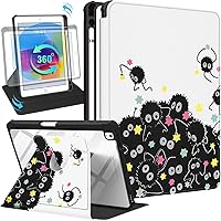 Vista 16 de Funda para iPad de 9ª/8ª/7ª/Air de 3ª generación de 10.2 y para iPad Pro de 10.5 pulgadas, con soporte giratorio de 360 grados, con soporte