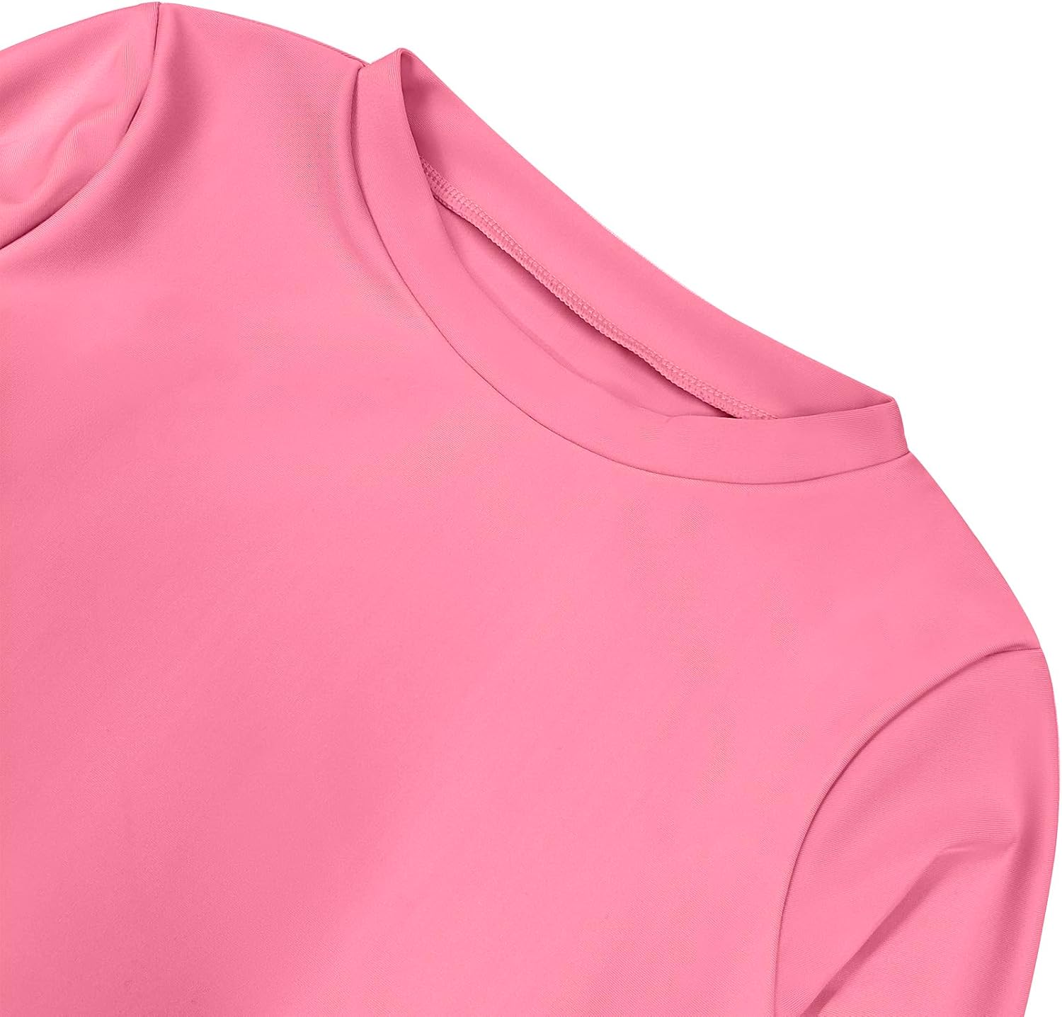 Girls Long Sleeve Swim Shirt Rash Guard UPF 50+ Sun Protection Bathing Suit Top Swimwear 4-13Y