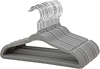 Vista 33 de ManGotree Perchas de terciopelo para bebé con gancho giratorio de oro rosa de 360°, colgador antideslizante de 11 pulgadas, perchas infantiles ultra