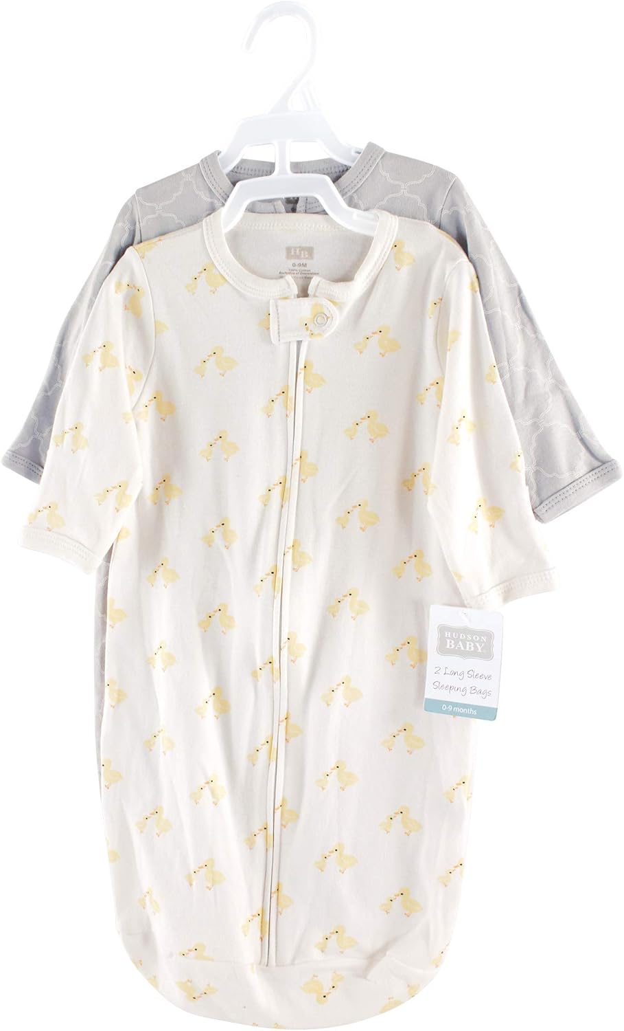 Hudson Baby Unisex Baby Cotton Long-Sleeve Wearable Sleeping Bag, Sack, Blanket - Image 2