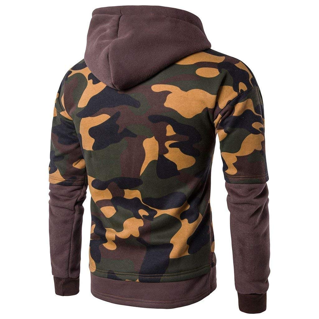 Patchwork Multicam Style bluza z kapturem męska Camouflage Casual koszulka z kapturem Baggy Sports moda męska koszulka z długim rękawem