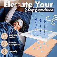 Vista 3 de Cool-jams Camisones sin sudor para mujer, absorbe la humedad, camisón largo sin mangas para mujer