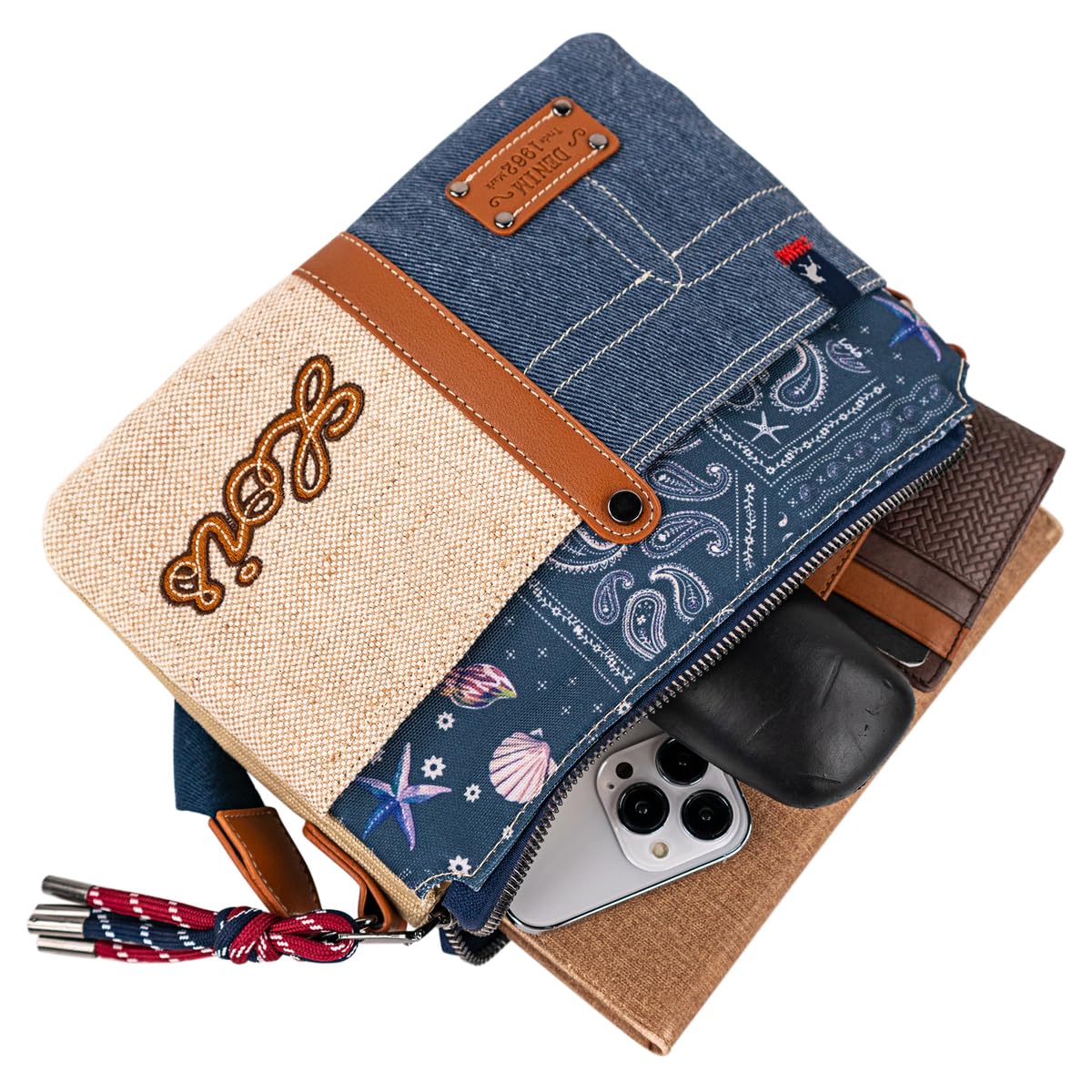 Lois - Bolso Bandolera Mujer elegante. Bolso mujer versátil diseño prá