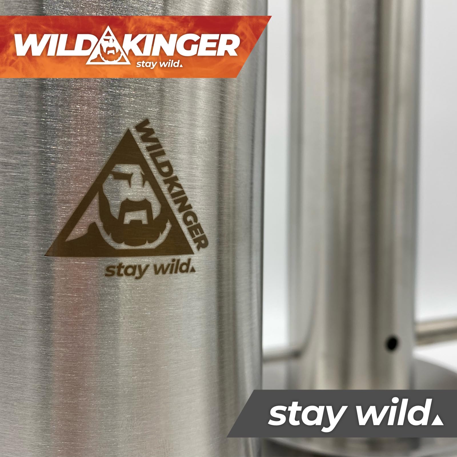 Wildkinger Premium generator dymu ze stali nierdzewnej, 70 cm, pojemność 4,3 l, generator zimnego dymu
