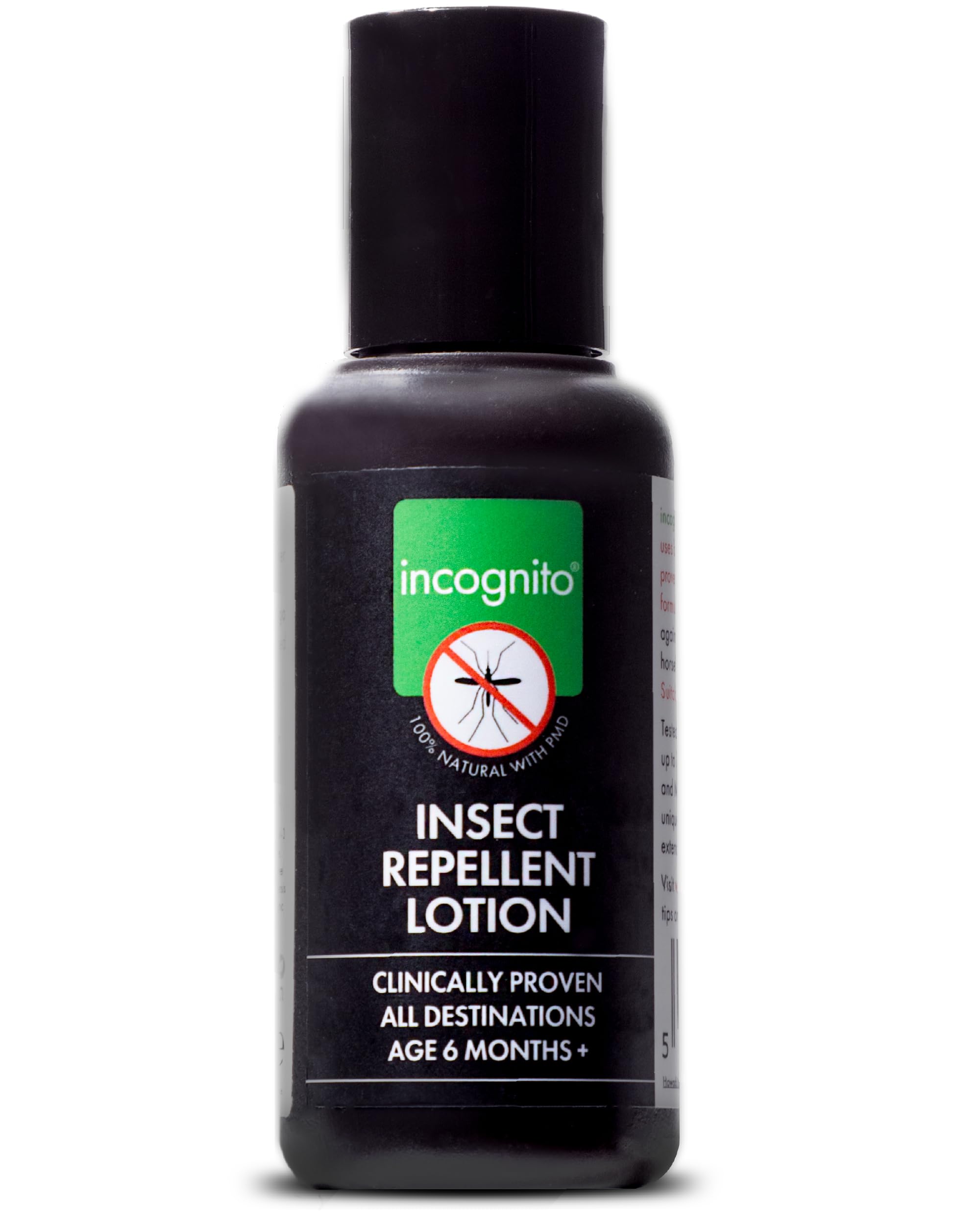 Incognito Insect Repellent Lotion 50ml | Protects for Up to 7 Hours | Natural DEET Free Formula | Insect Repellent & Moisturiser for Soft Protected Skin | Travel Friendly Organic Mosquito Repellent