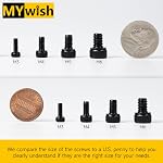MYWISH 420Pcs M5 Assortiment de boulons, M5 x 8/10/12/16/20/25/30mm, 12.9 Acier au carbone de qualité, écrous et rondelles, vis assorties et boulons Mywish