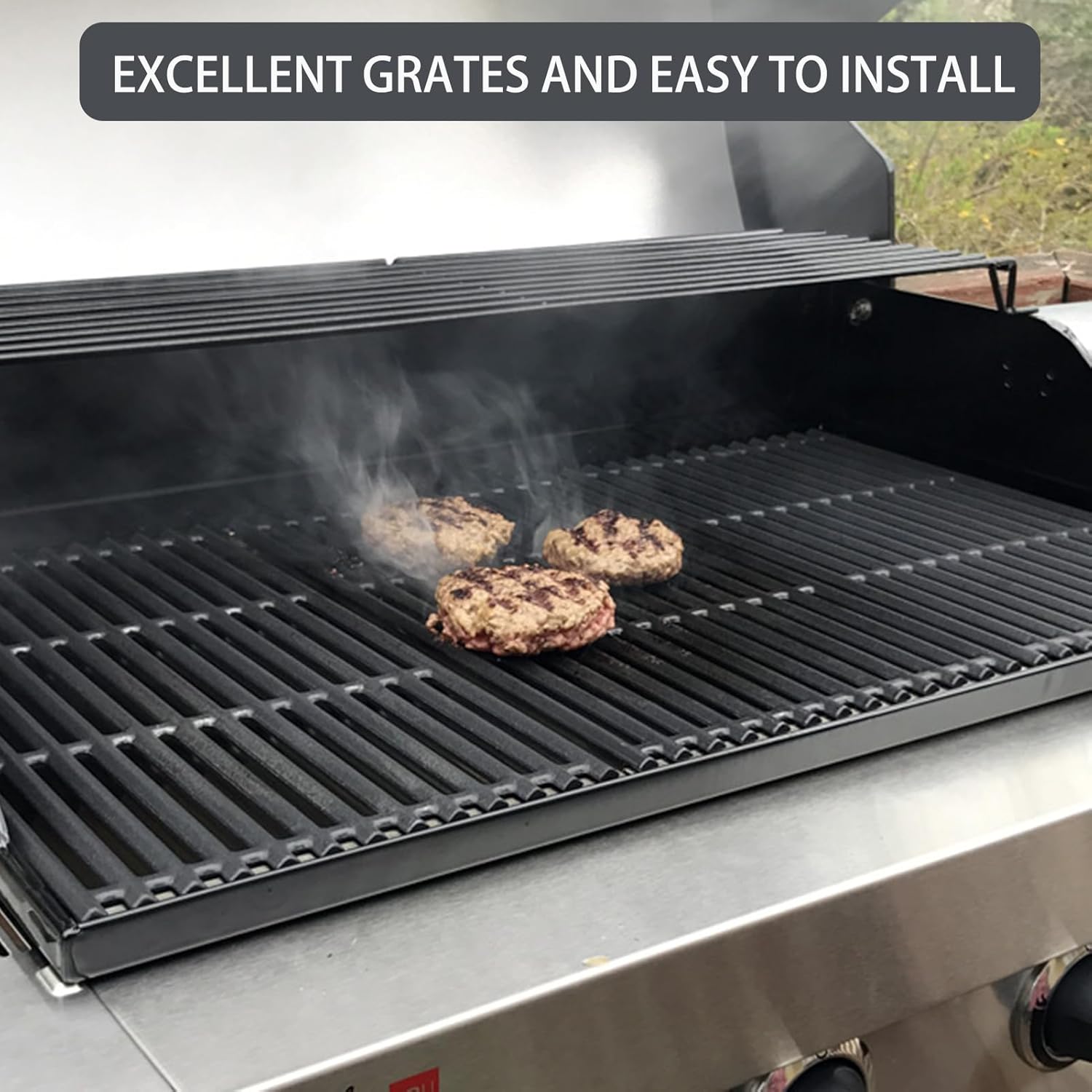 463242715 463242716 17 Inch Grill Grates Replacement Parts for Charbroil Grill Grates 463276016 463257520 Char-Broil 463436215 463436214 Nexgrill Grates 720-0882A 720-0882D BHG 720-0882 Accessories