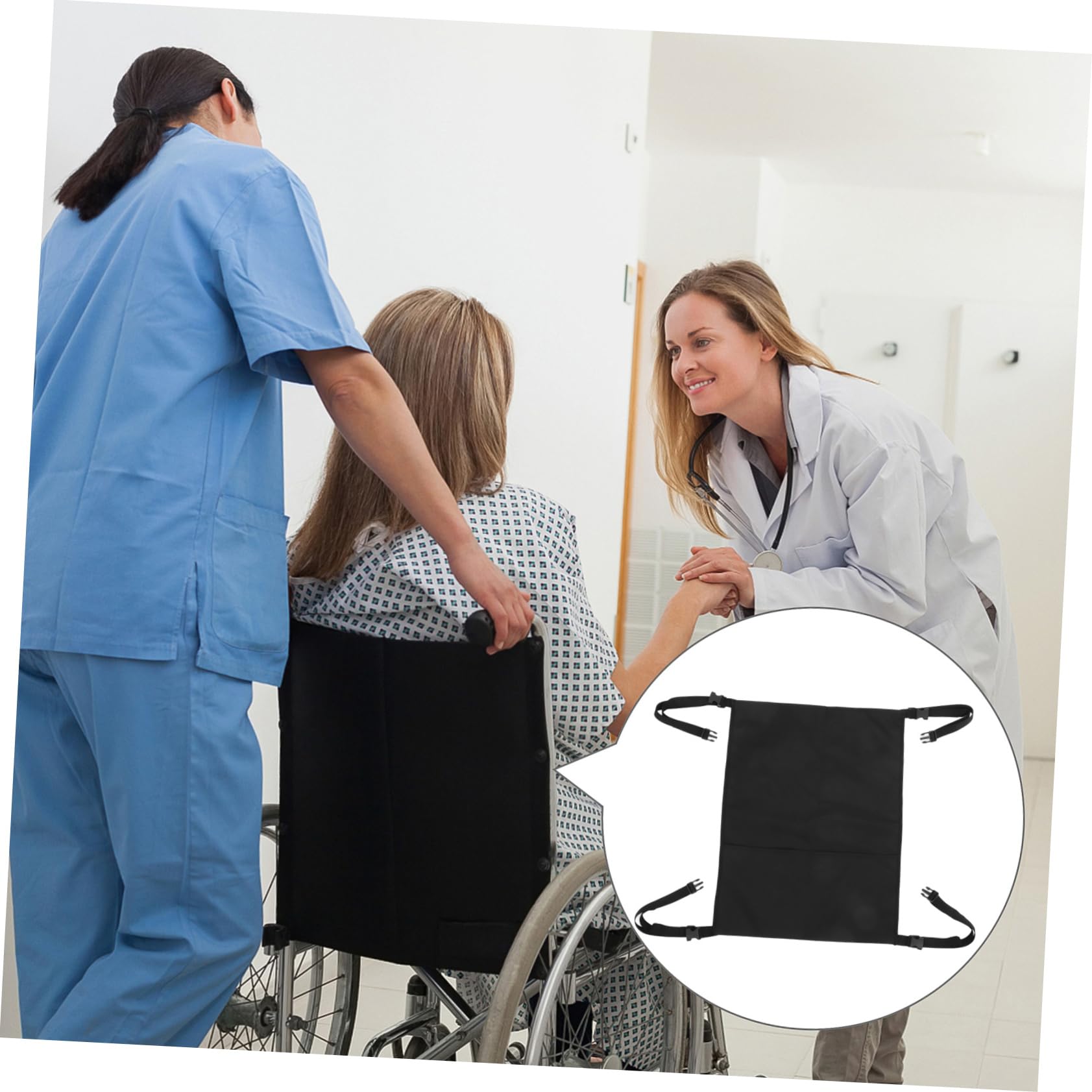 Bolsa y Gran Capacidad de Almacenamiento para Cilindros de Oxígeno para Silla de Ruedas con Diseño Doble, Tela Oxford Resistente para Uso Diario