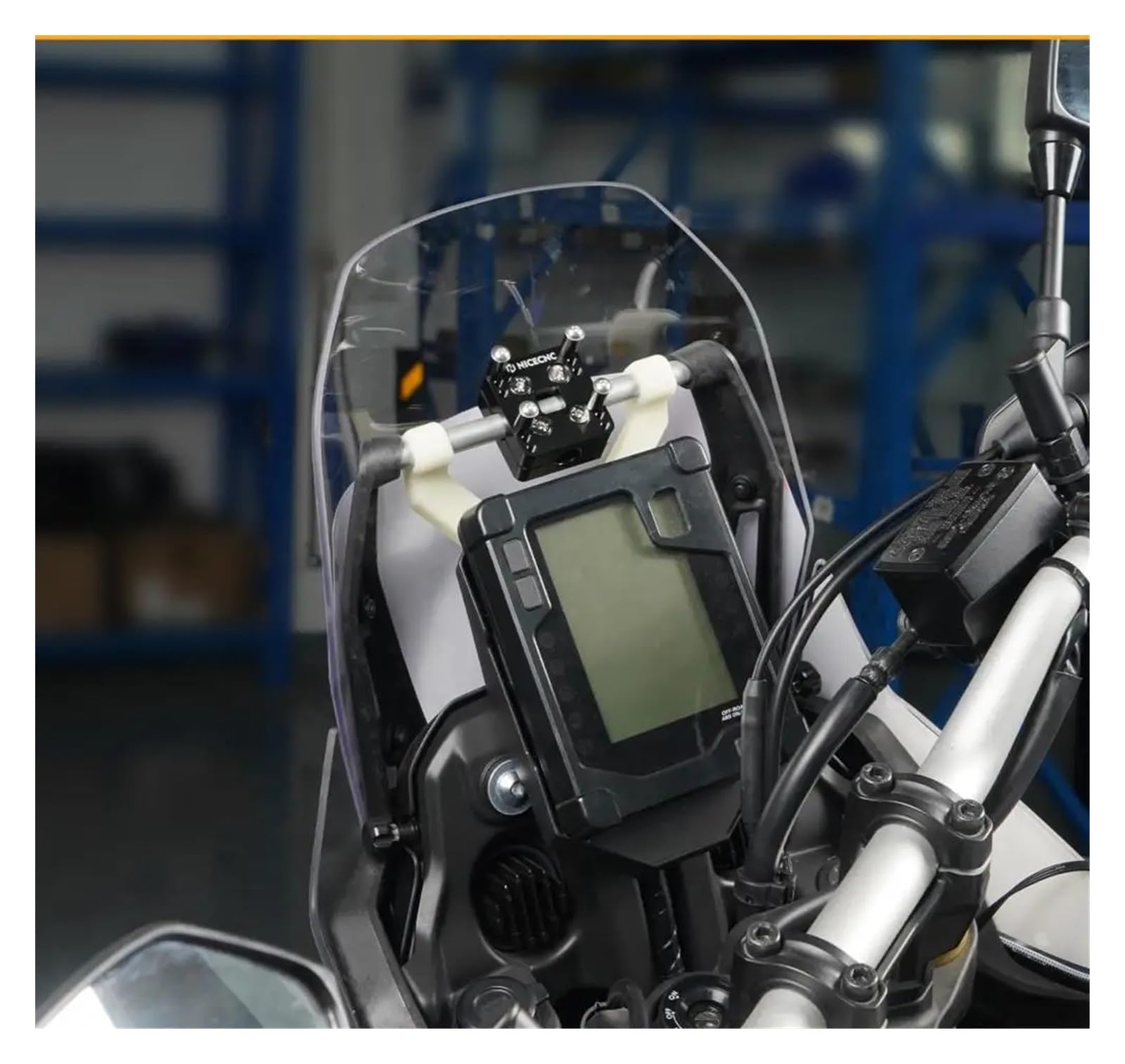 Motocicleta de Soporte de Navegación GPS Soporte Navegación Teléfono Soporte GPS Barra 12MM, Soporte R12 para Super para Tenere XTZ1200 para Tenere 700 XTZ700