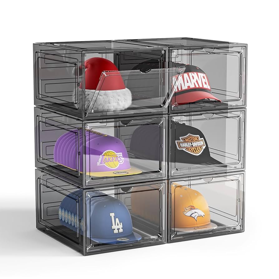 Magnoria health&hand インテリア　カゴケース Amazon.com - ZHAIXIAONIAN Hat Organizer Box for Baseball